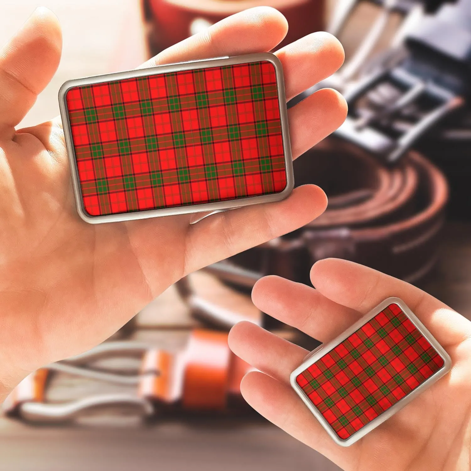 Adair Tartan Belt Buckles