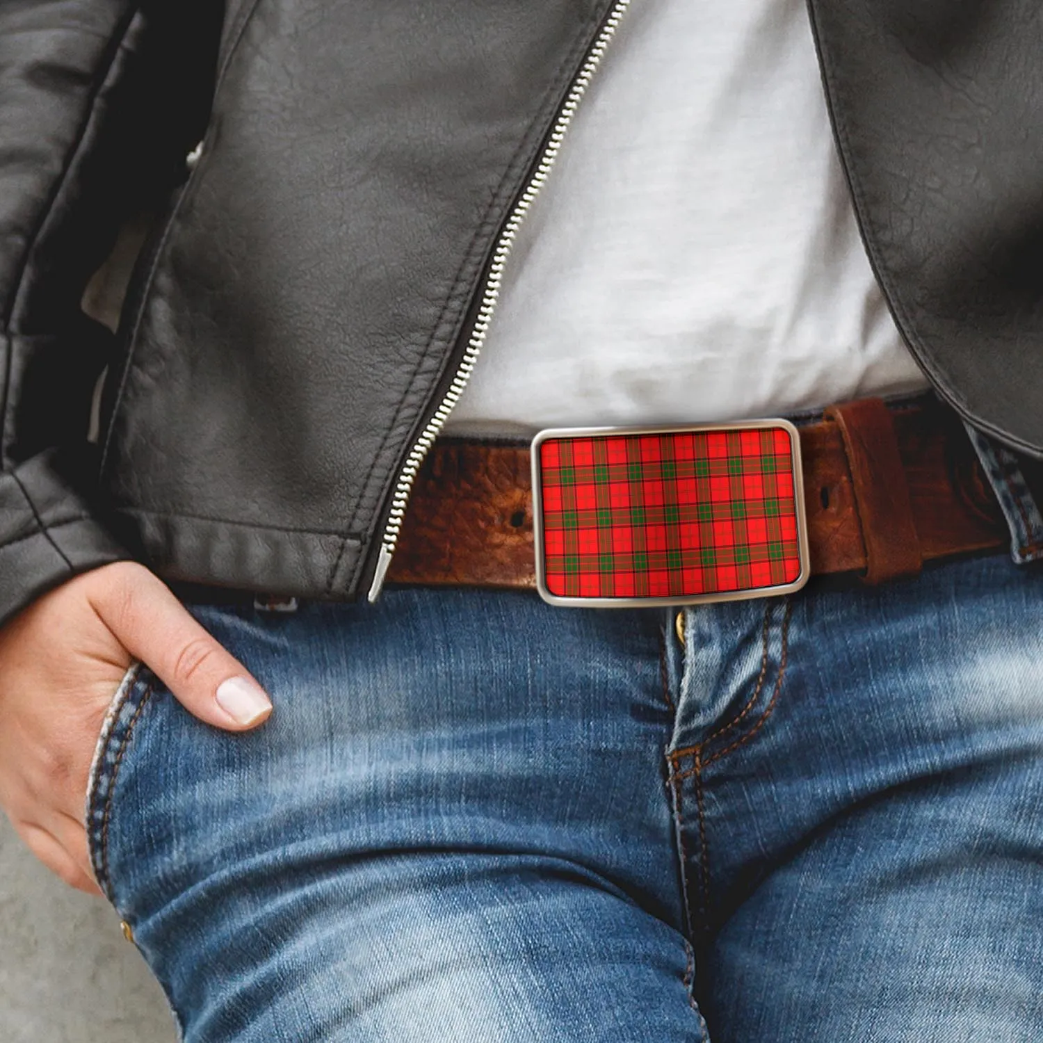 Adair Tartan Belt Buckles