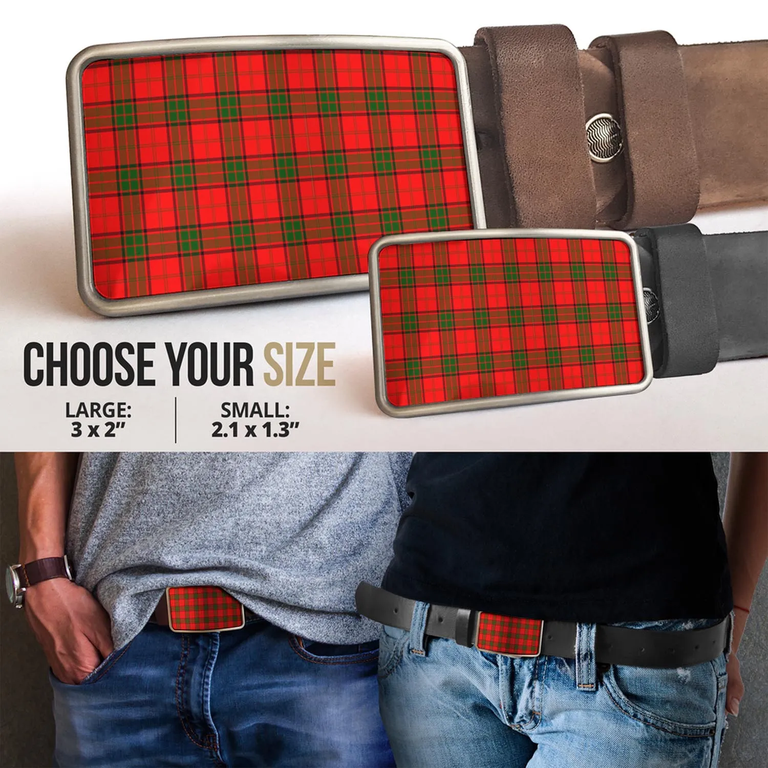 Adair Tartan Belt Buckles