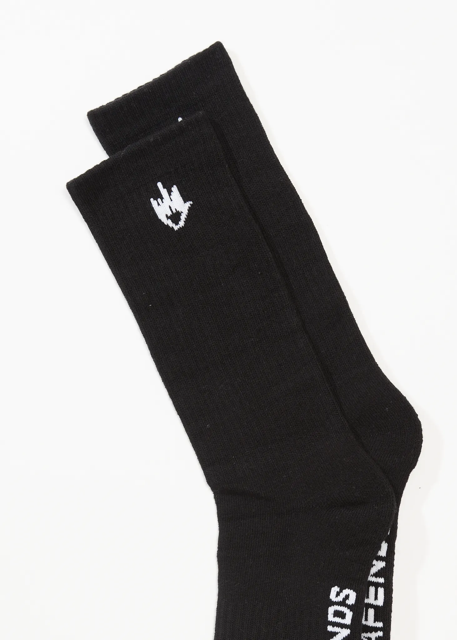 AFENDS Mens Flame - Socks Three Pack - Black