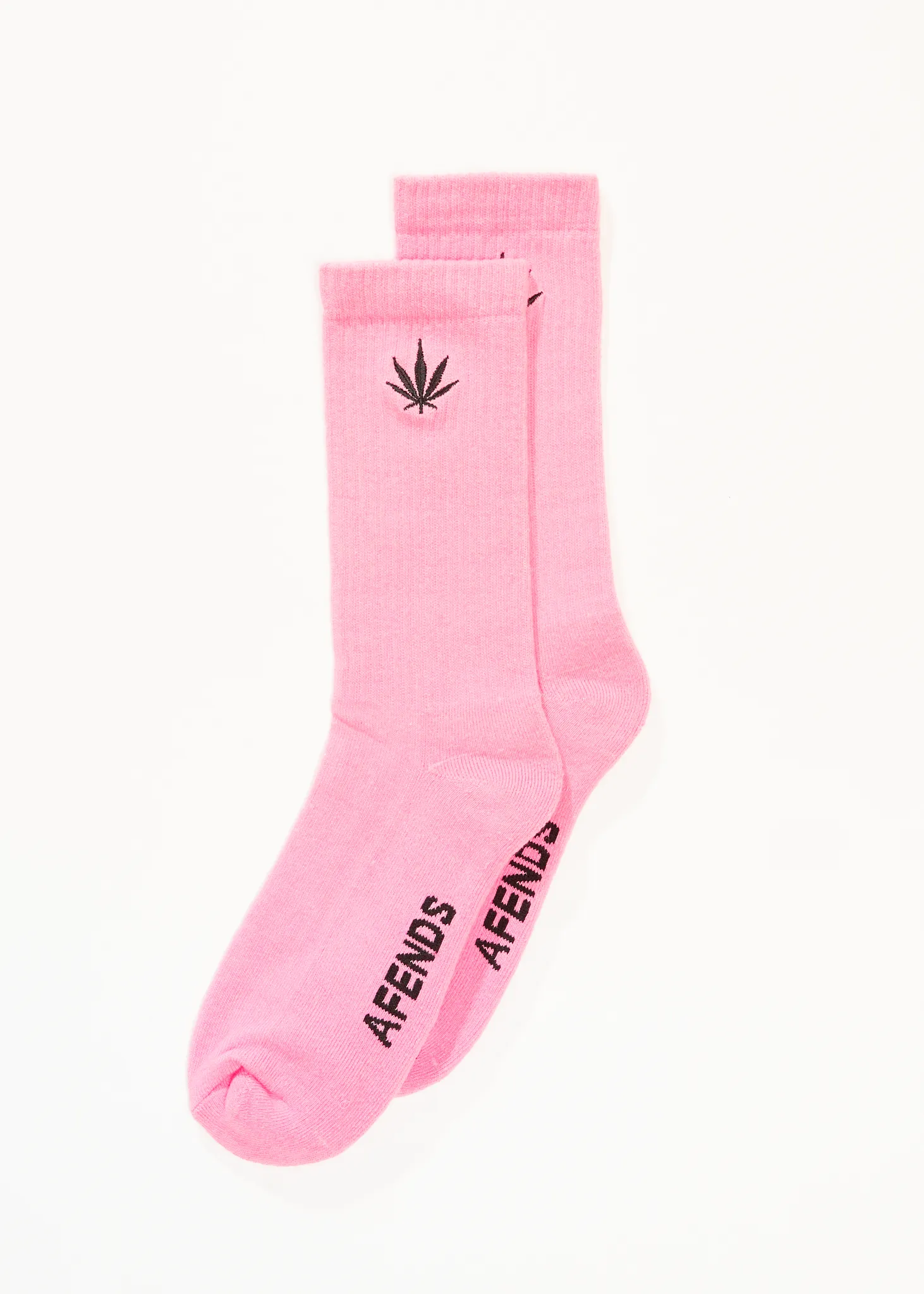 AFENDS Mens Happy - Socks One Pack - Pink