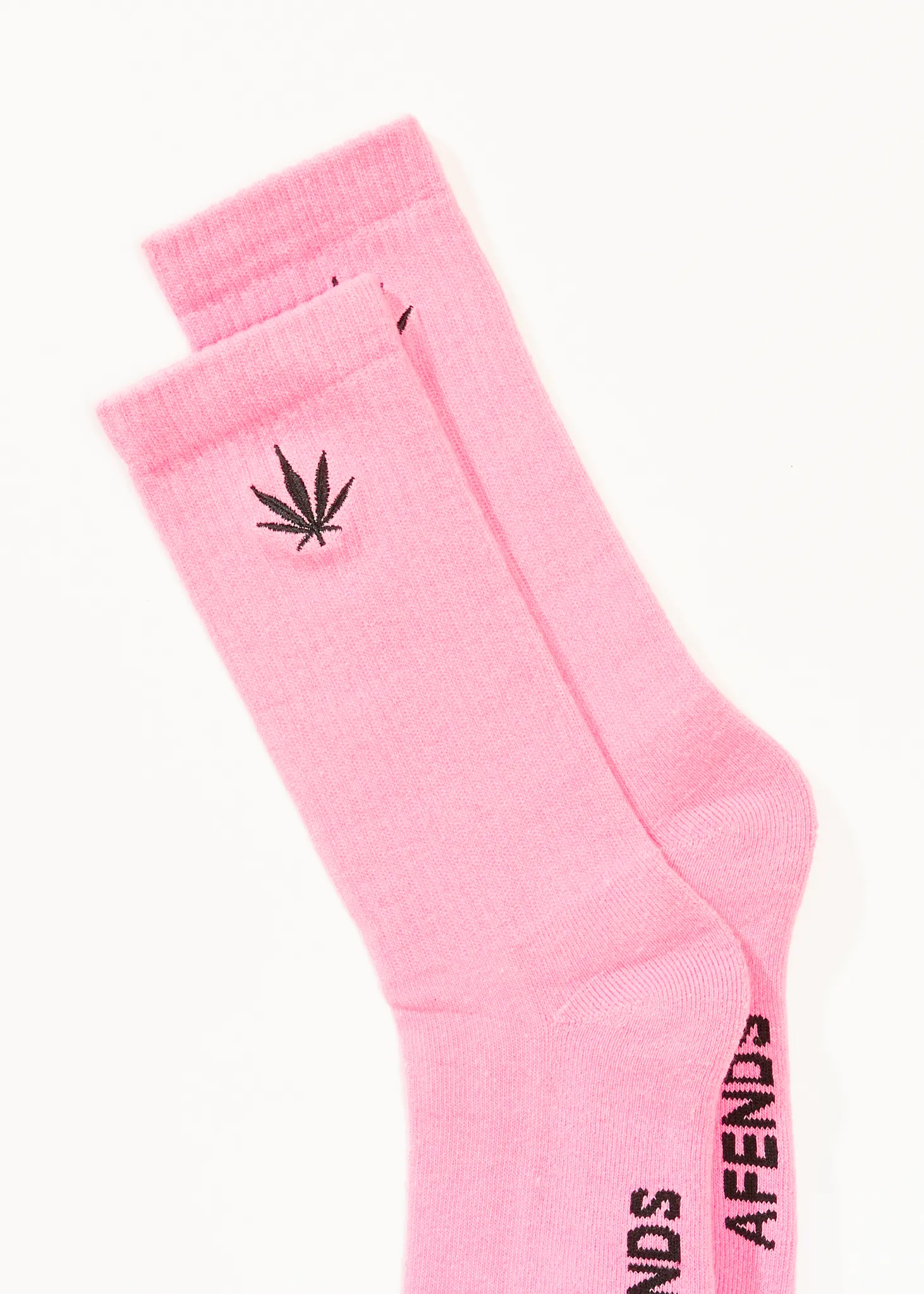 AFENDS Mens Happy - Socks One Pack - Pink