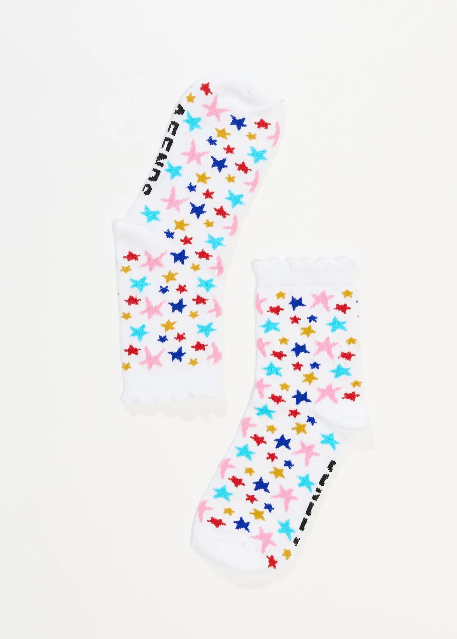 AFENDS Unisex Josie - Crew Socks - White