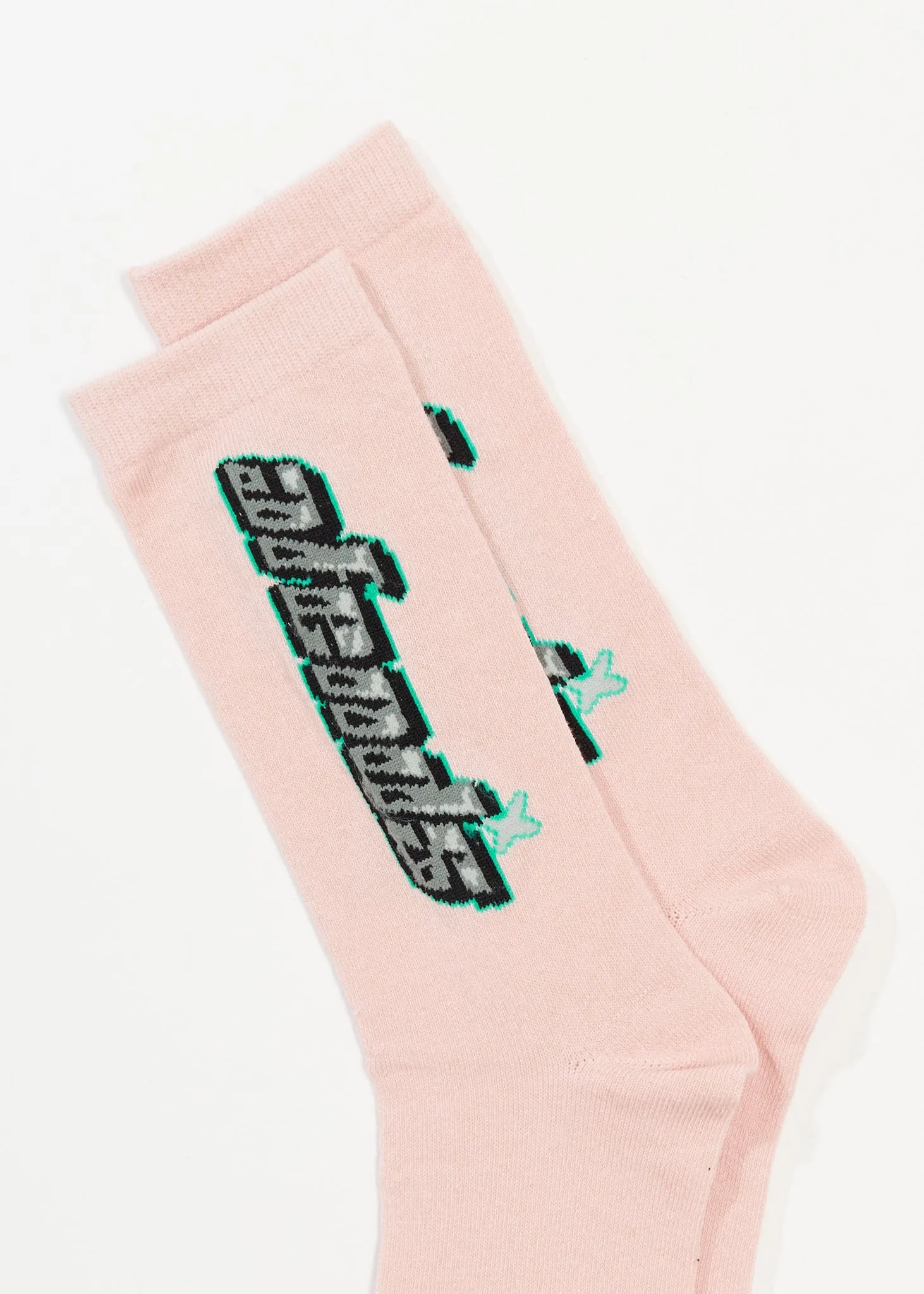 AFENDS Unisex Liquid Haze - Crew Socks - Lotus