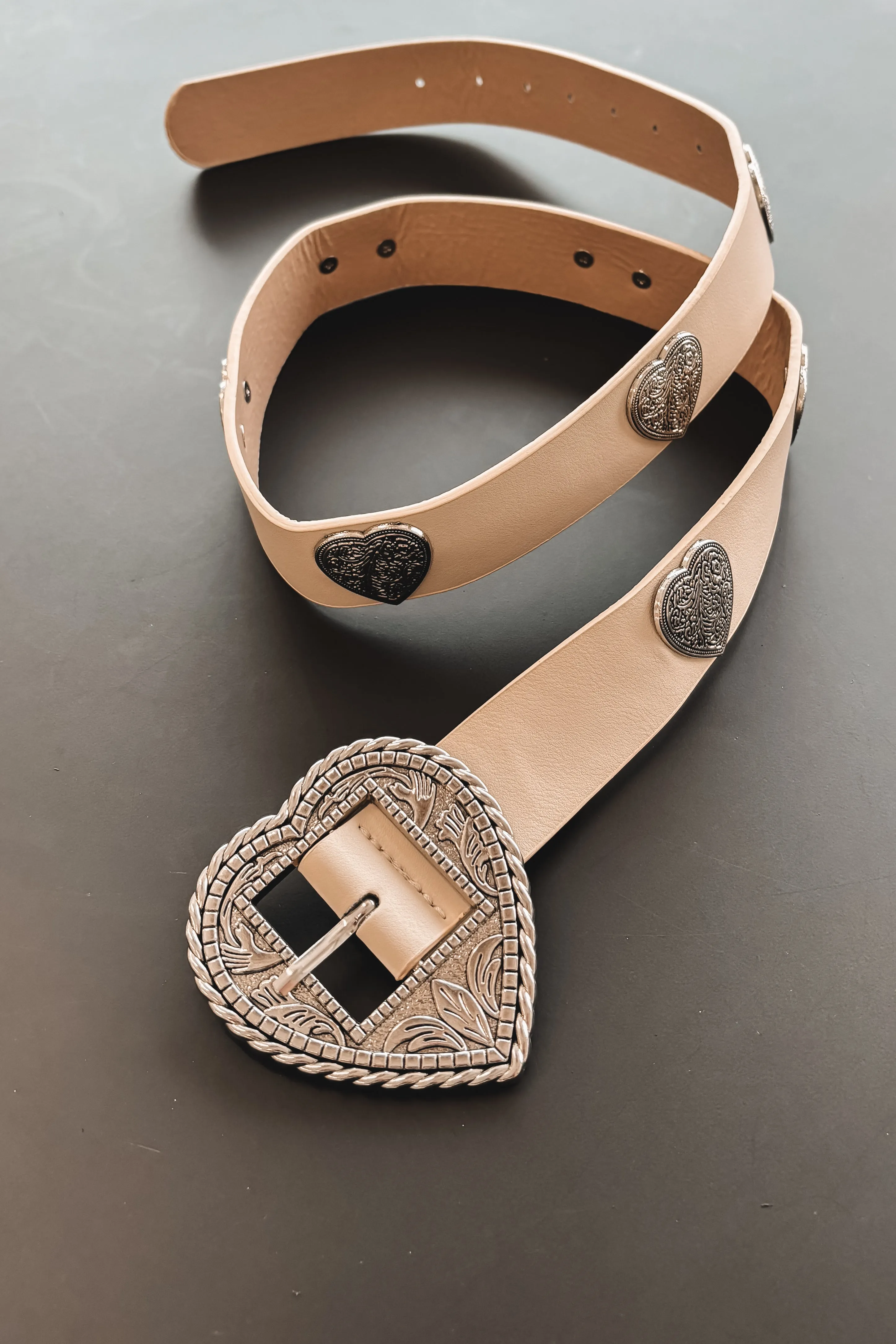 All Of My Love Heart Statement Western Belts