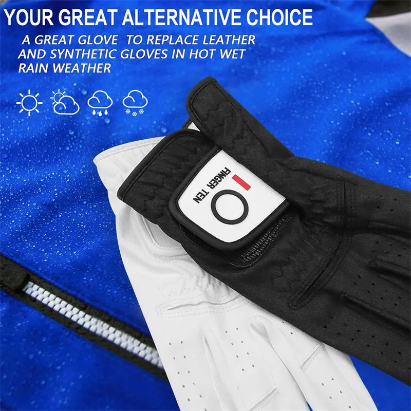 All Weather Grip 3 Pack Golf Gloves Men