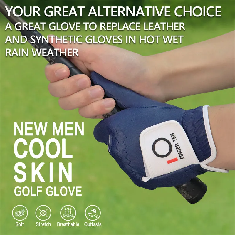 All Weather Grip 3 Pack Golf Gloves Men