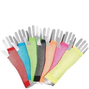 Assorted Color Long Fishnet Gloves