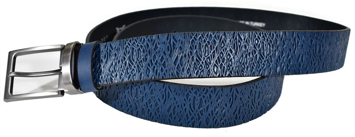 B24 Black Basket Weave Belt