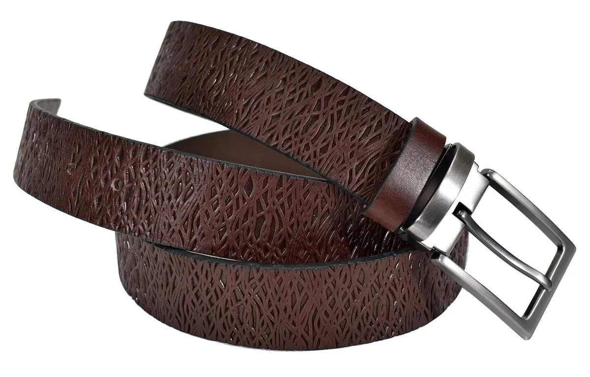 B24 Black Basket Weave Belt