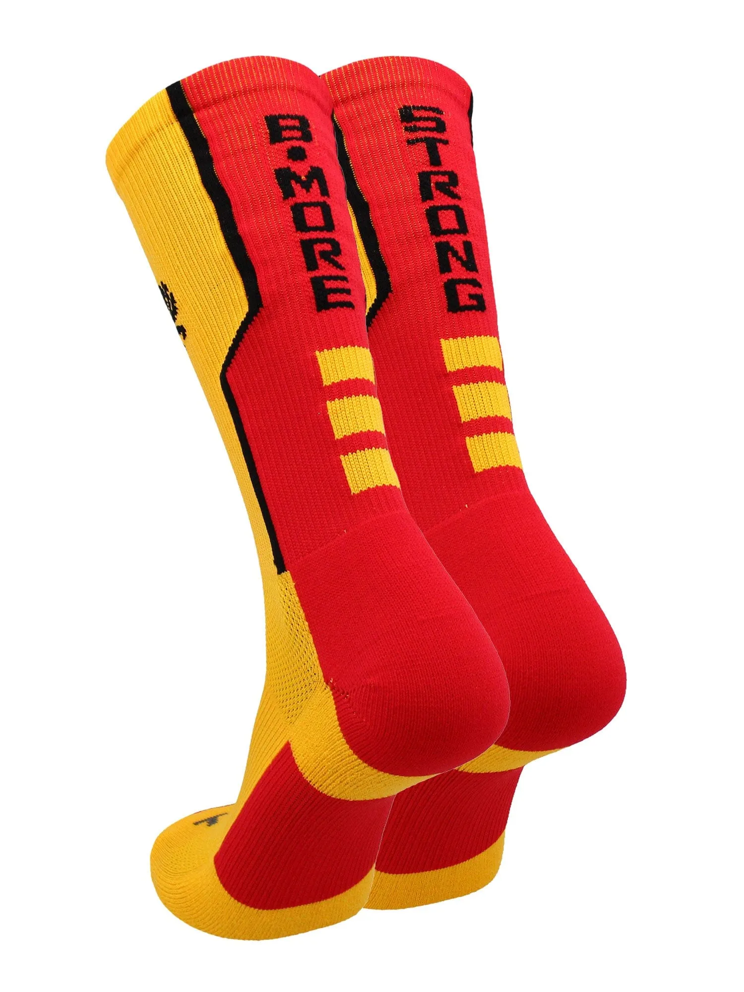 Baltimore Socks Crew Length Bmore Strong Socks