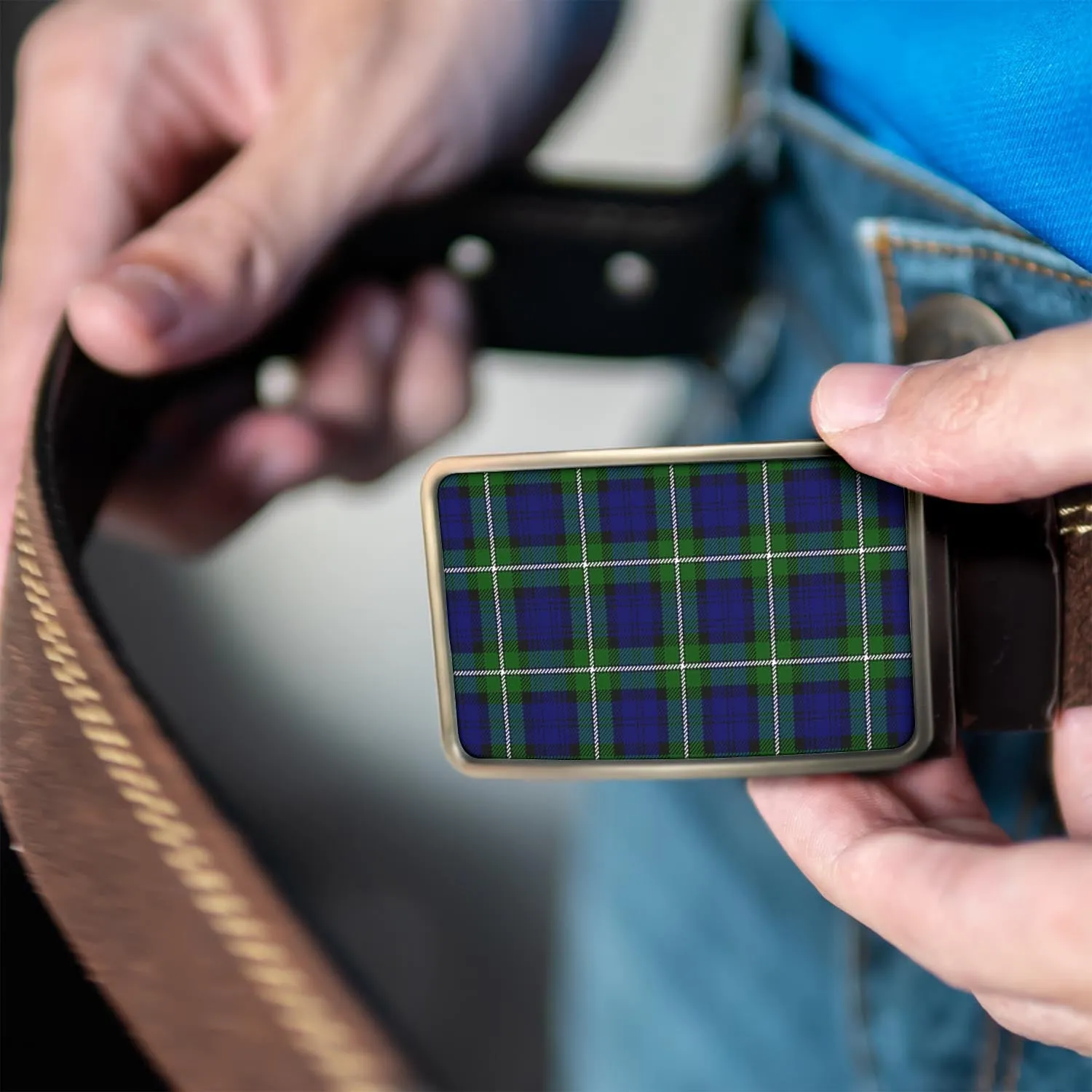 Bannerman Tartan Belt Buckles