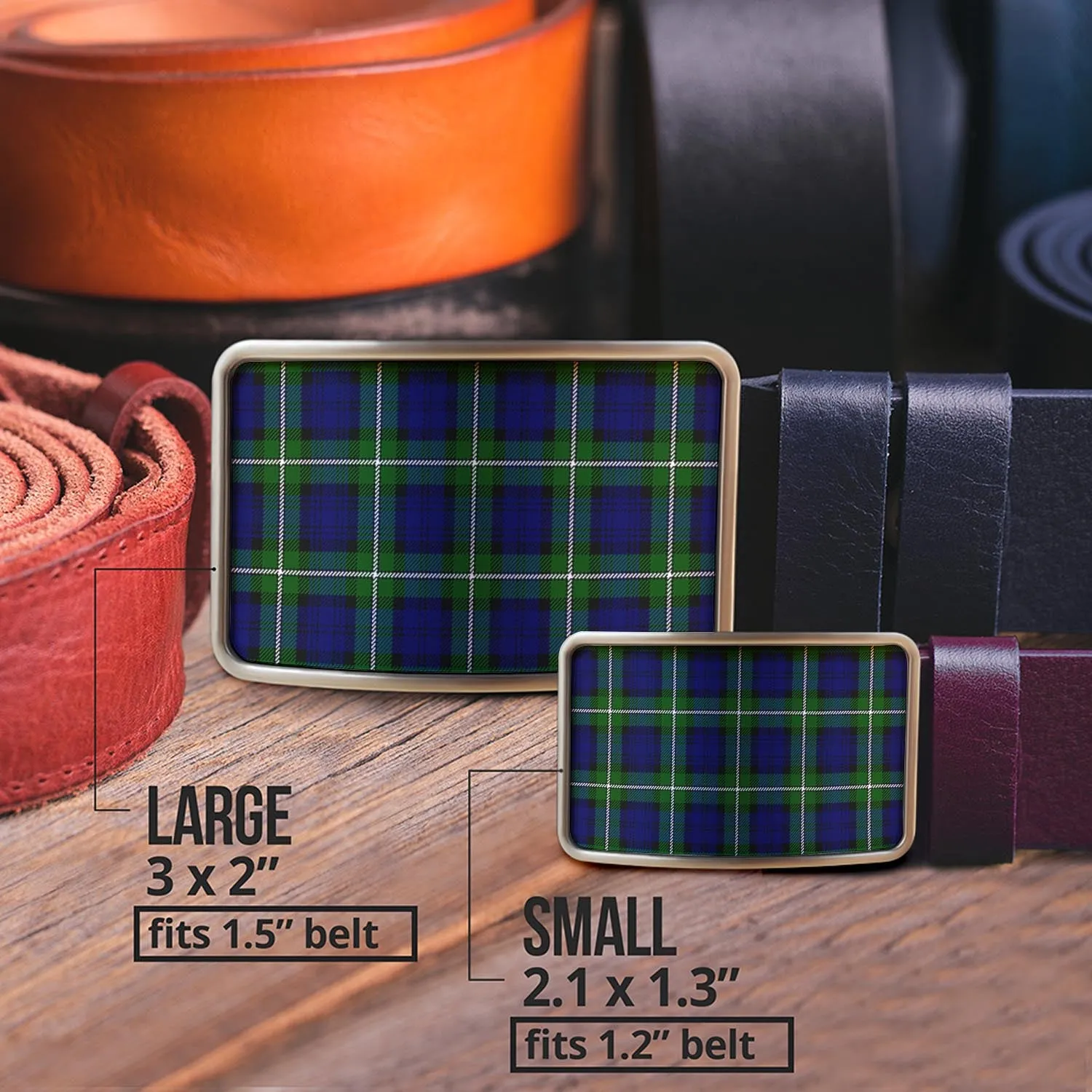 Bannerman Tartan Belt Buckles