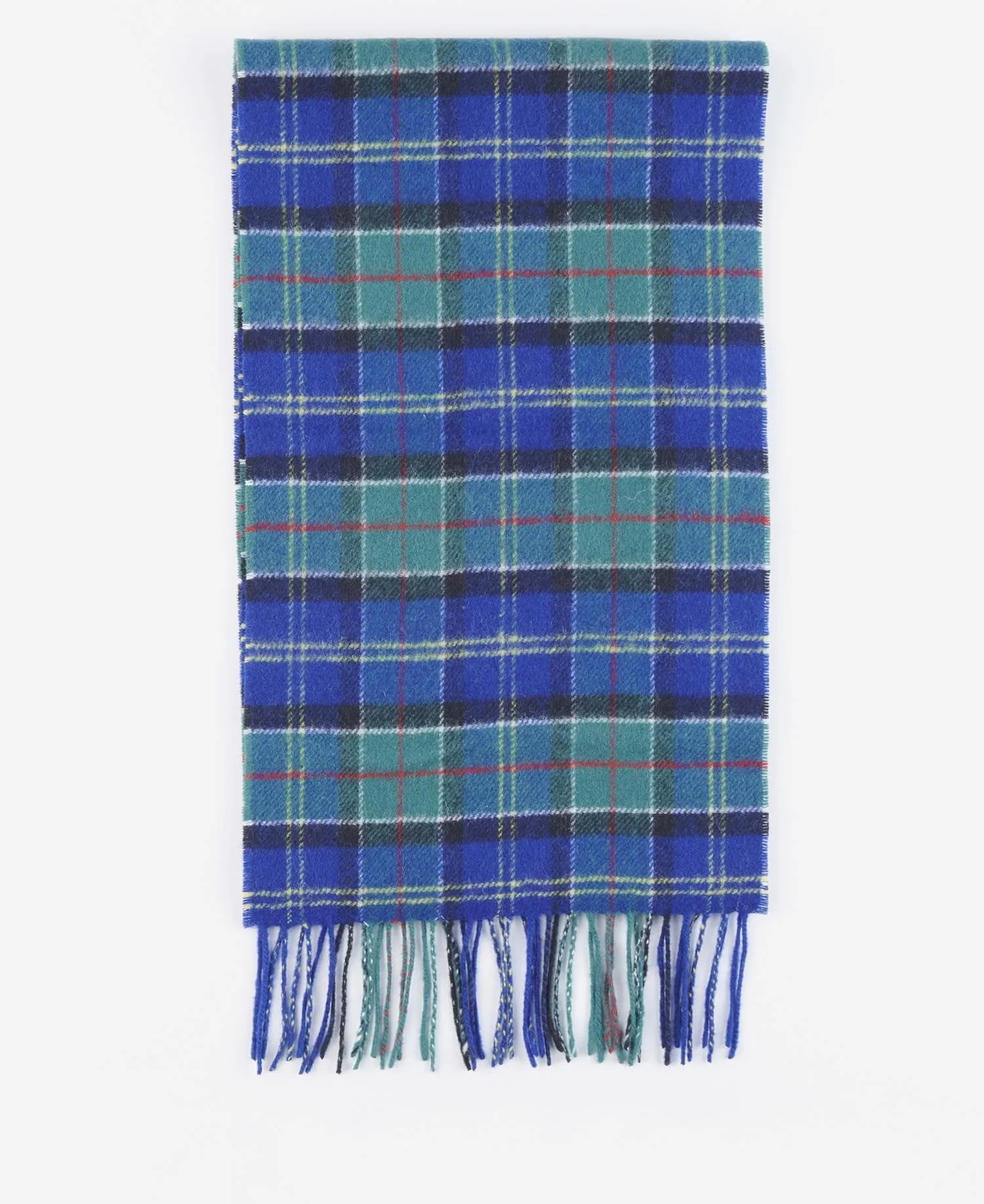 Barbour Tartan Lambswool Scarf Ivy