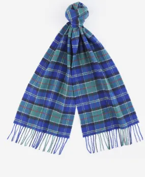 Barbour Tartan Lambswool Scarf Ivy