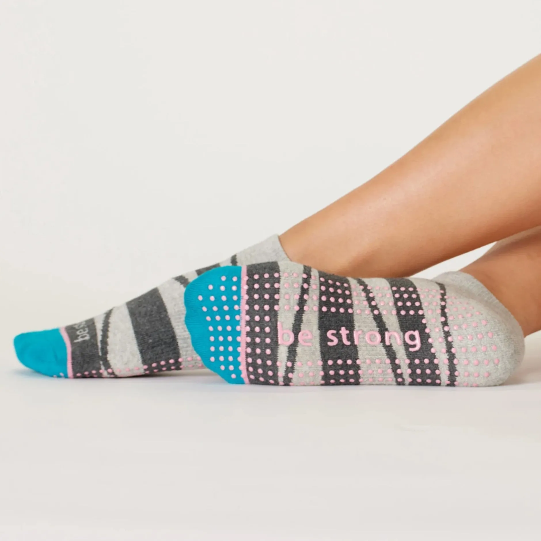 Be Strong - Sundance Moody Grip Socks (Barre/Pilates)