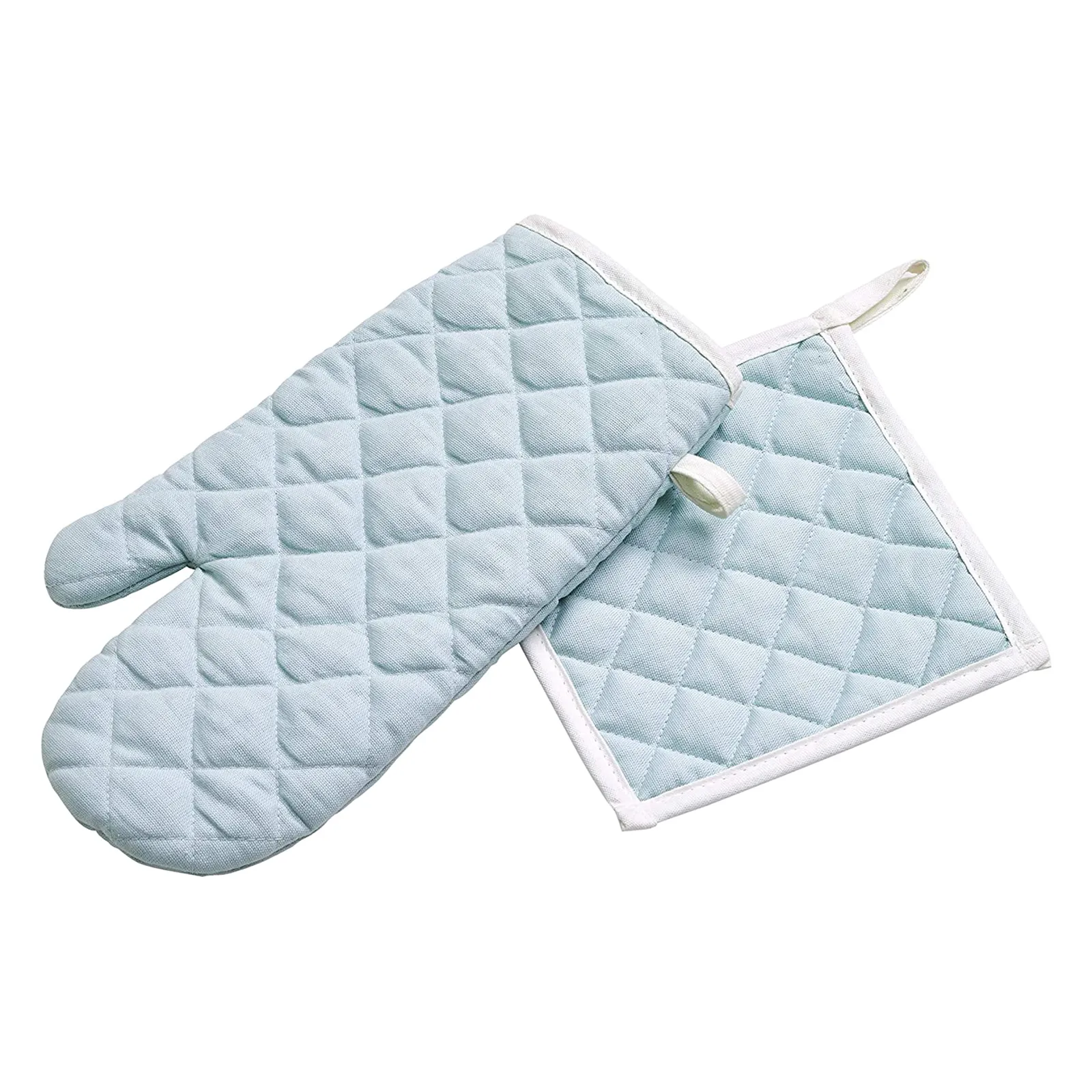 Brabantia Light Blue Oven Mitt & Pot Holder