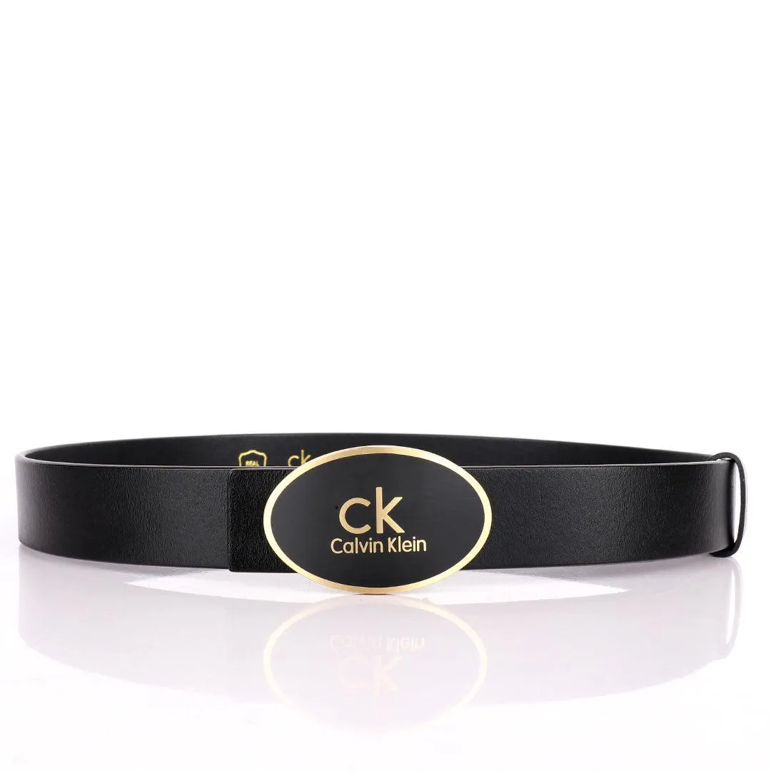 Calvin Klein Signature Designed Genuine Leather Men's Belt