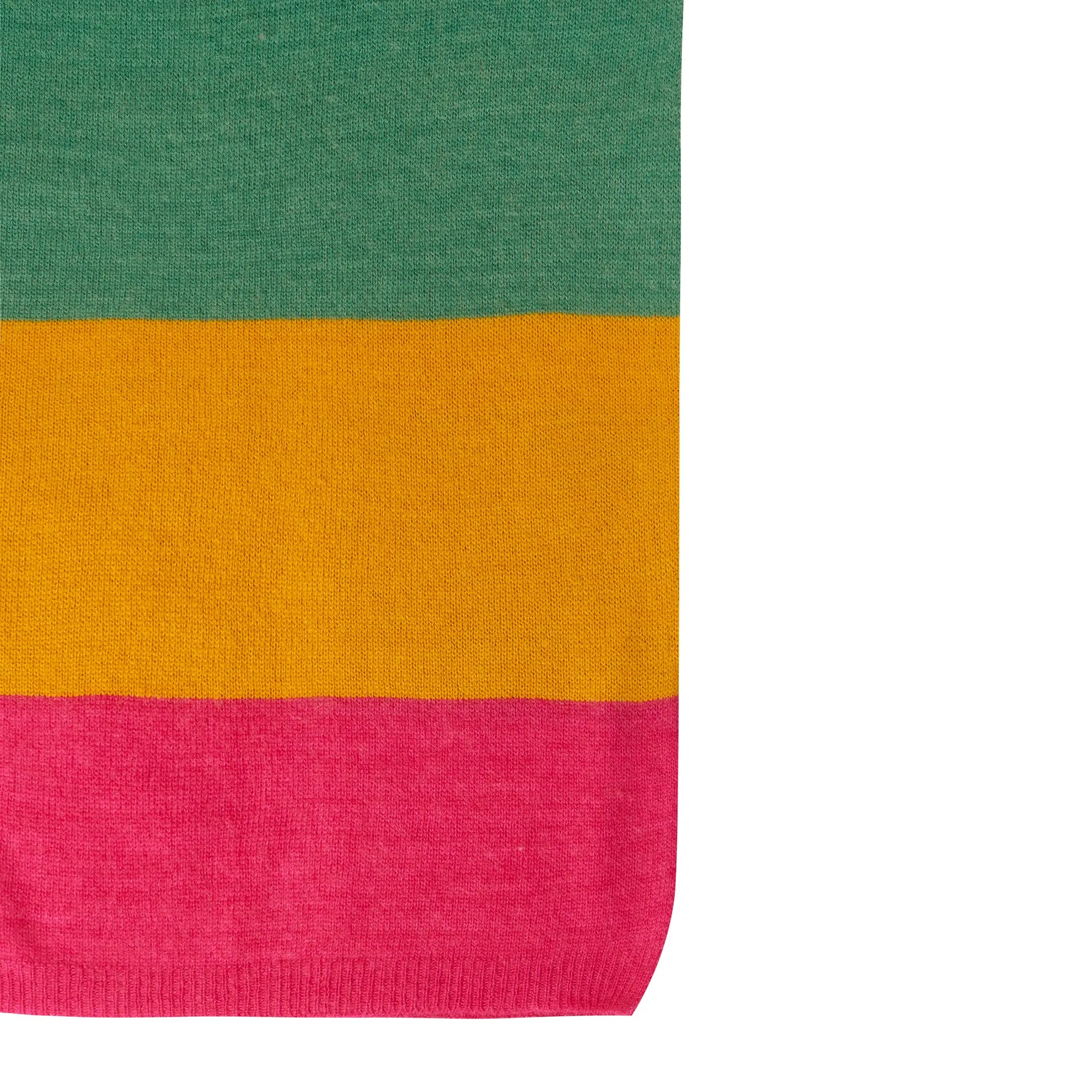 Cashmere & Merino Wool Scarf - Multi Block