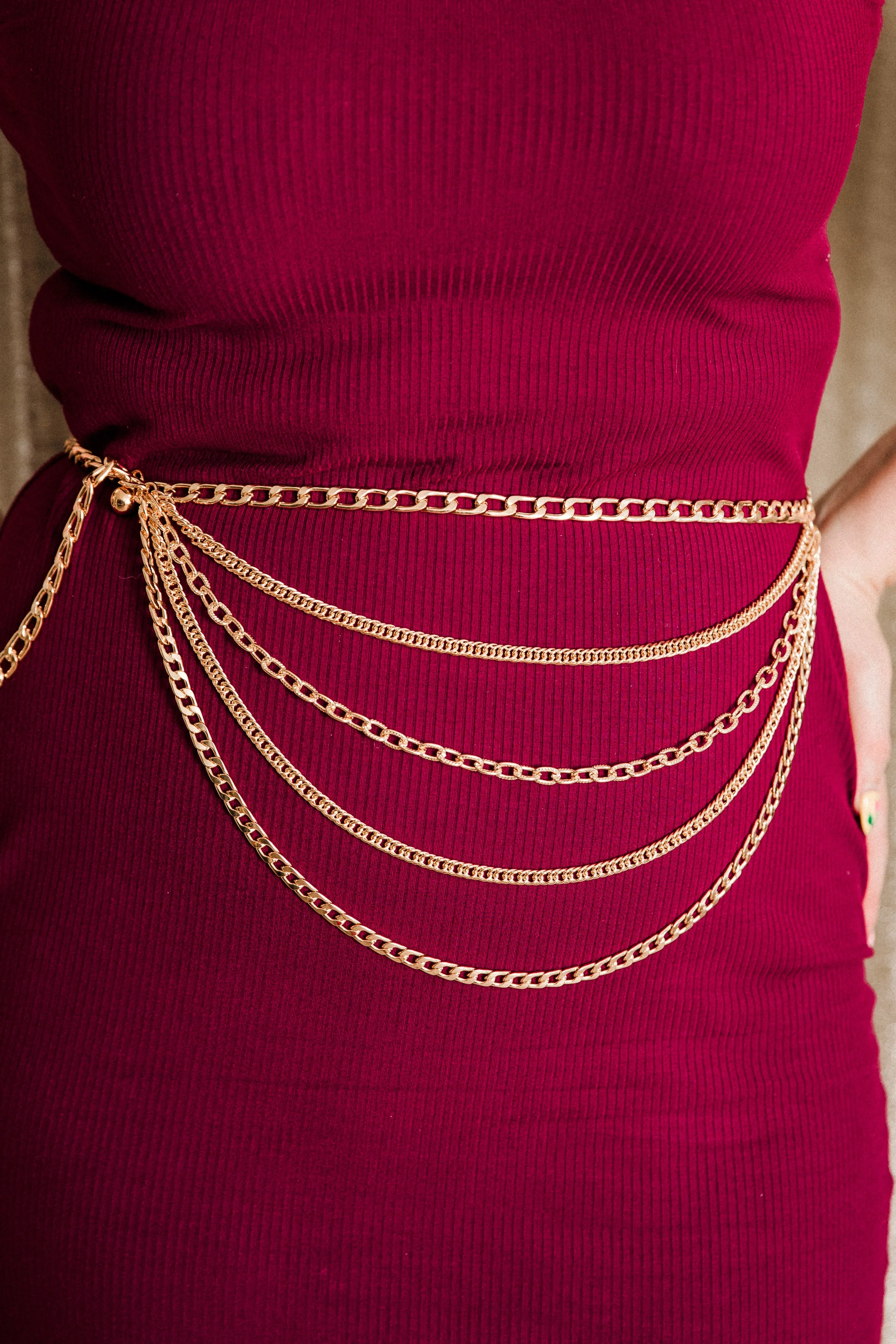 Chain Craze Belt (Gold)