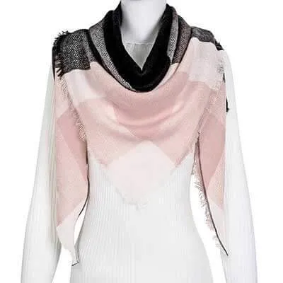 Chic Geometric Elegance: Women's Triangle Scarf