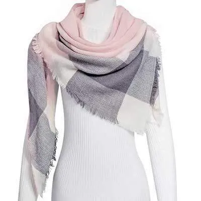 Chic Geometric Elegance: Women's Triangle Scarf