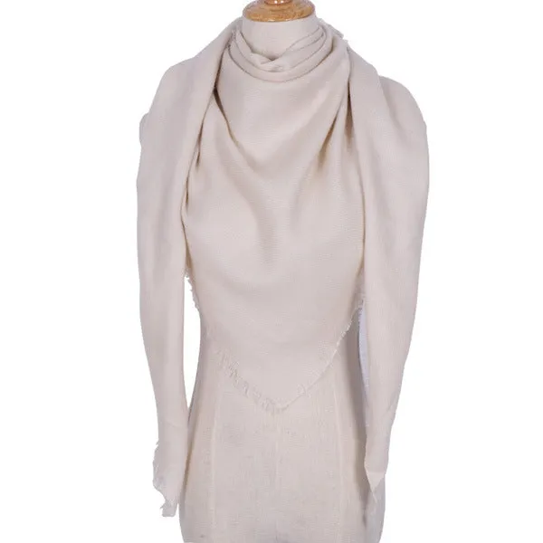 Chic Geometric Elegance: Women's Triangle Scarf