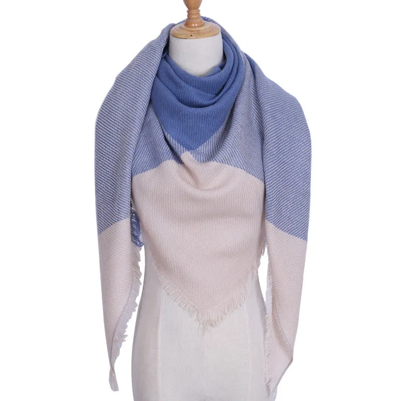 Chic Geometric Elegance: Women's Triangle Scarf