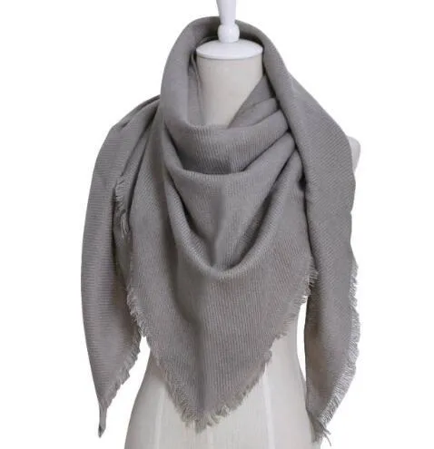 Chic Geometric Elegance: Women's Triangle Scarf