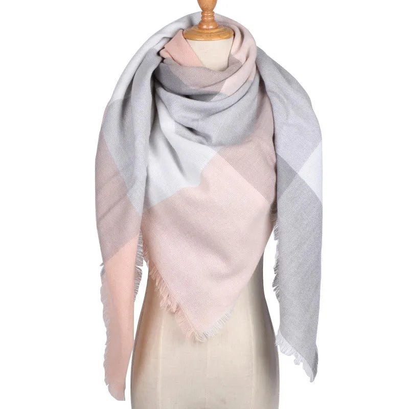 Chic Geometric Elegance: Women's Triangle Scarf