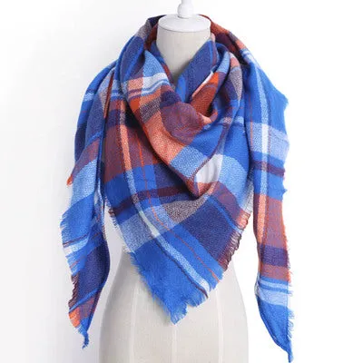 Chic Geometric Elegance: Women's Triangle Scarf