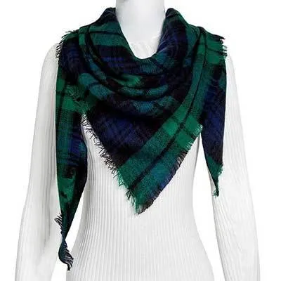 Chic Geometric Elegance: Women's Triangle Scarf