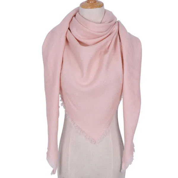 Chic Geometric Elegance: Women's Triangle Scarf