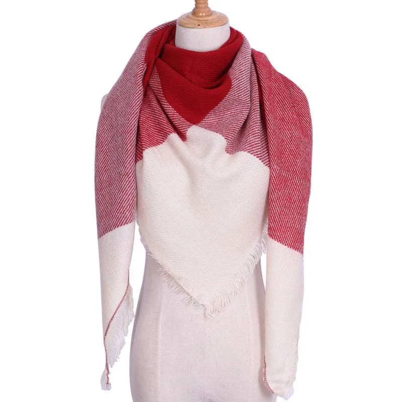 Chic Geometric Elegance: Women's Triangle Scarf