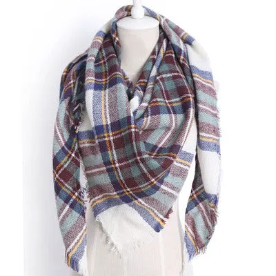 Chic Geometric Elegance: Women's Triangle Scarf