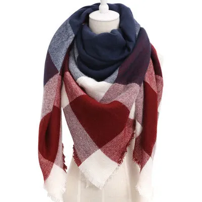 Chic Geometric Elegance: Women's Triangle Scarf