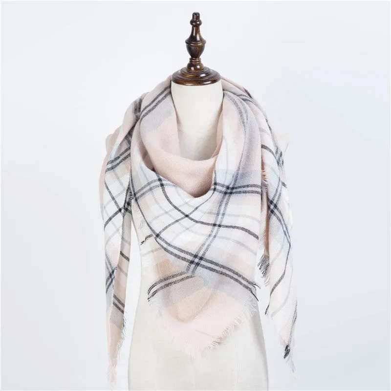 Chic Geometric Elegance: Women's Triangle Scarf