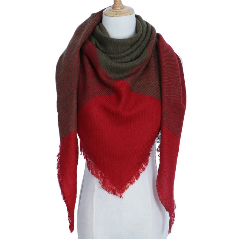 Chic Geometric Elegance: Women's Triangle Scarf