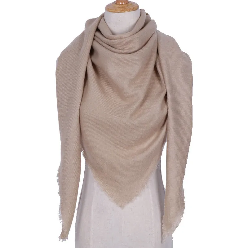 Chic Geometric Elegance: Women's Triangle Scarf