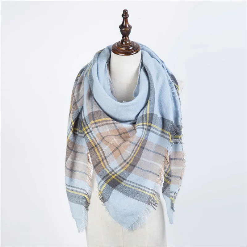 Chic Geometric Elegance: Women's Triangle Scarf