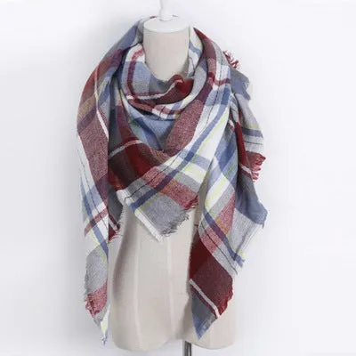 Chic Geometric Elegance: Women's Triangle Scarf