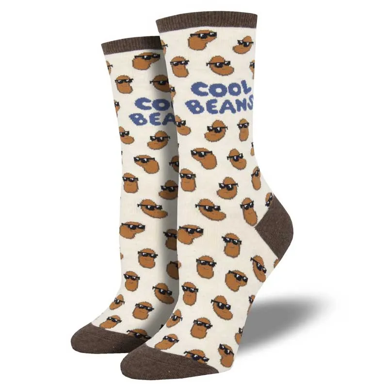 'Cool Beans' Women's printed socks