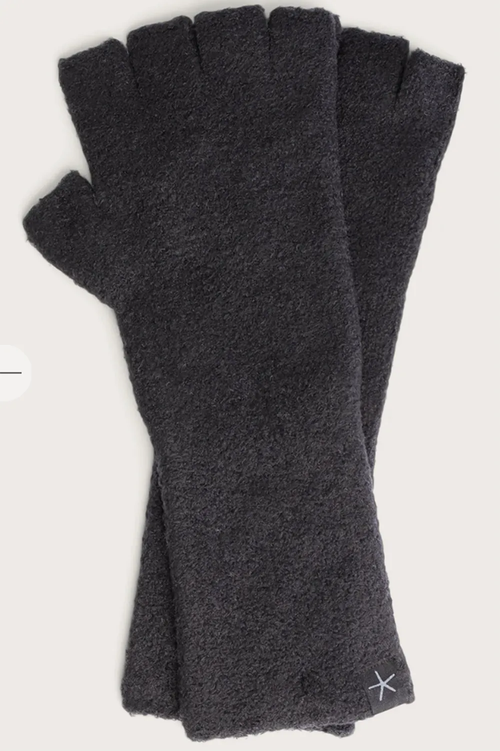 Cozy Lite Fingerless Gloves - Black