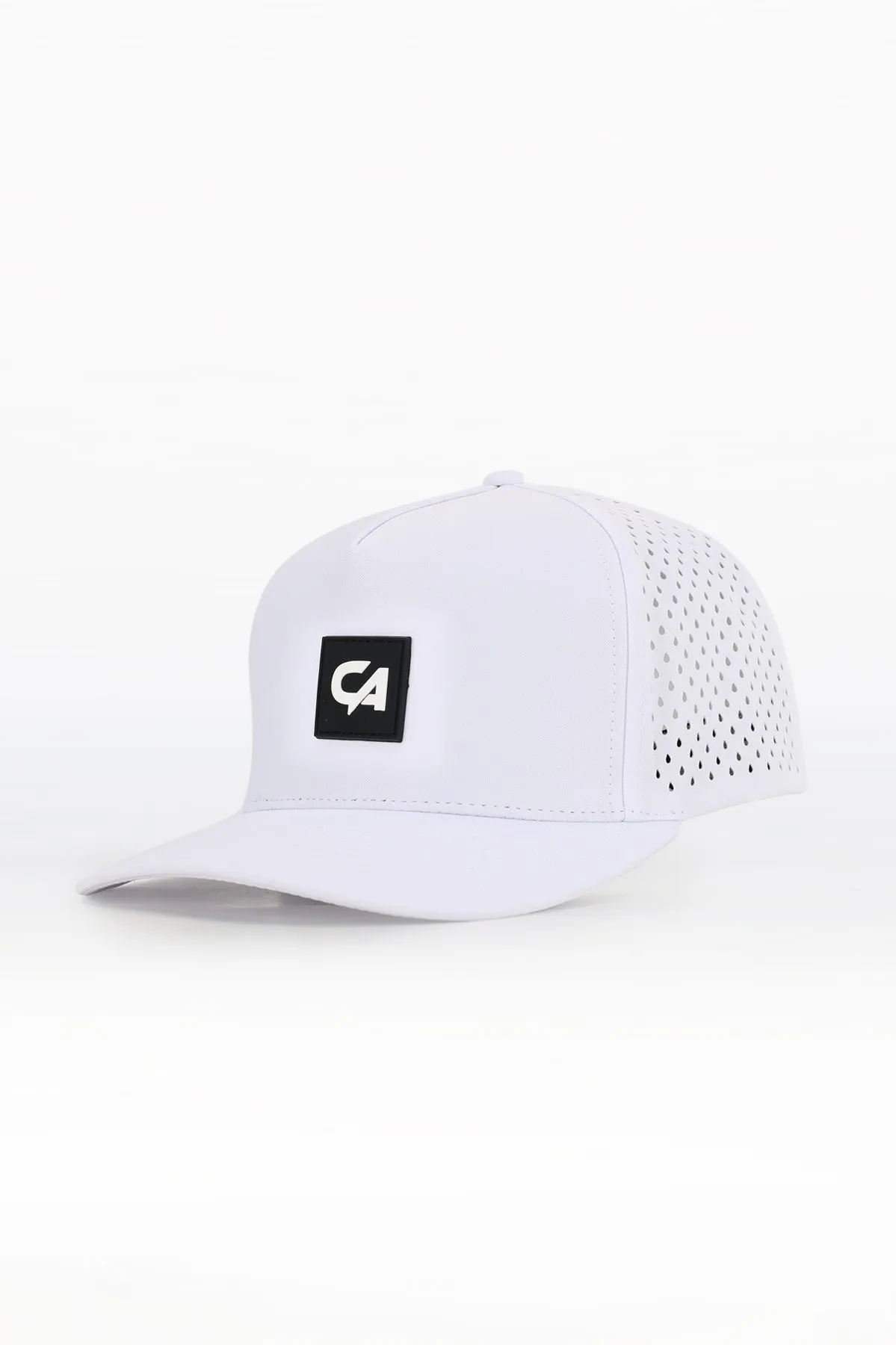 Custom Performance Peak Cap - CA (White)