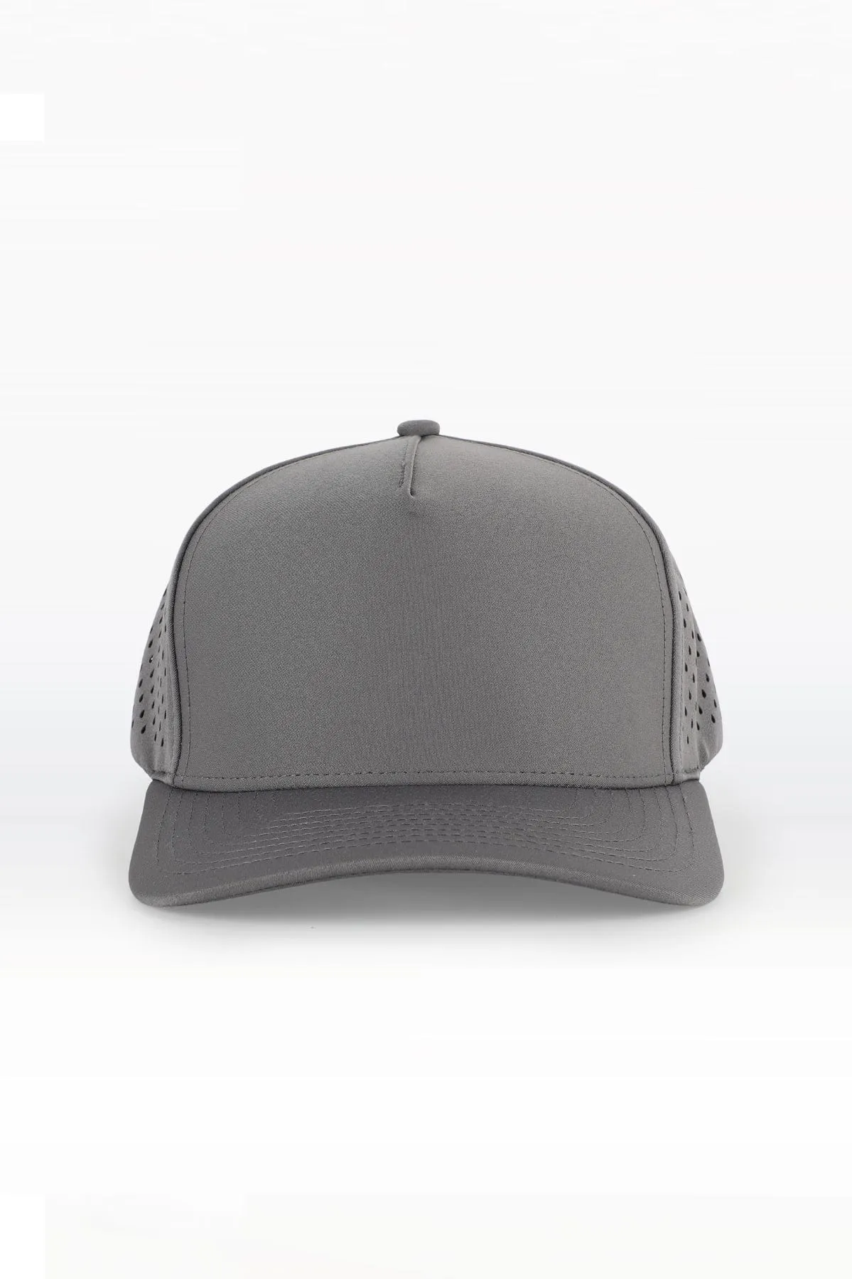 Custom Performance Peak Cap - Plain (Grey)