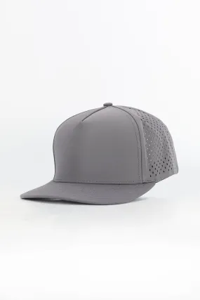 Custom Performance Peak Cap - Plain (Grey)