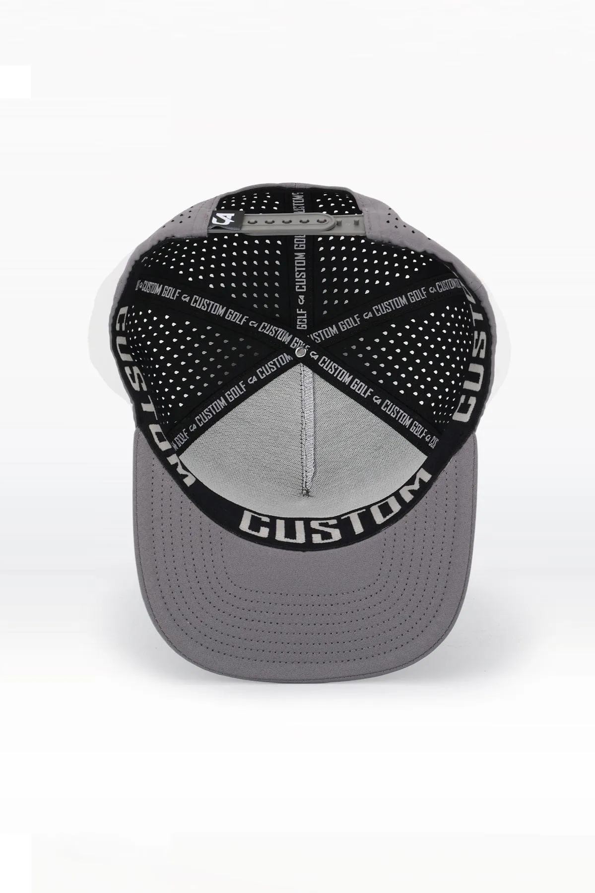 Custom Performance Peak Cap - Plain (Grey)