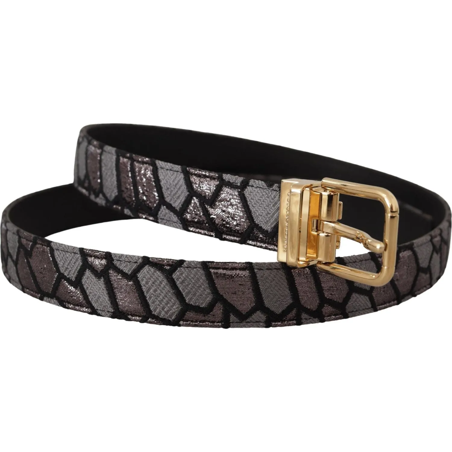 Dolce & Gabbana Multicolor Leather Statement Belt