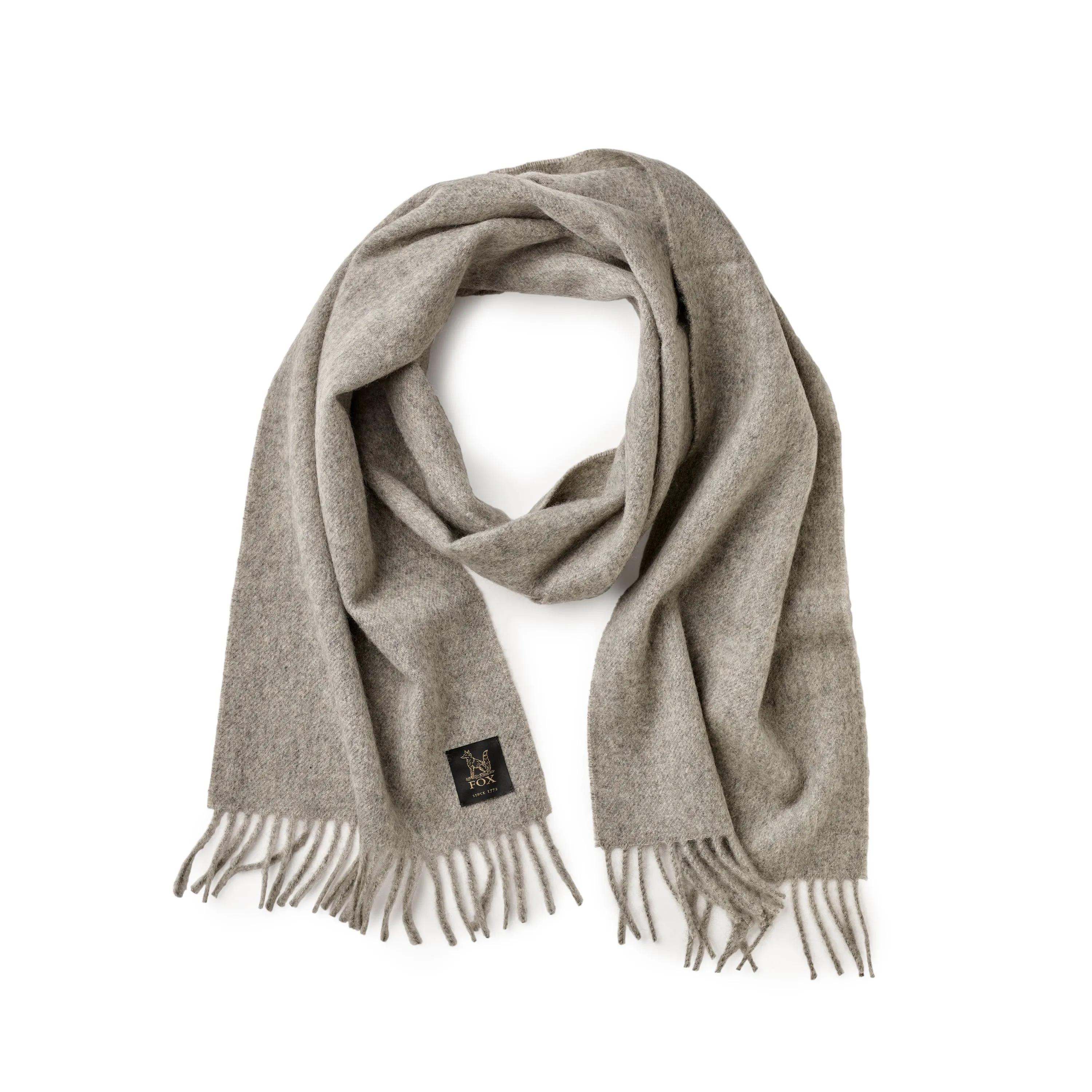 Fox Grey Cashmere Scarf