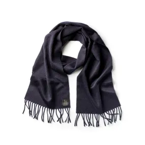 Fox Navy Cashmere Scarf